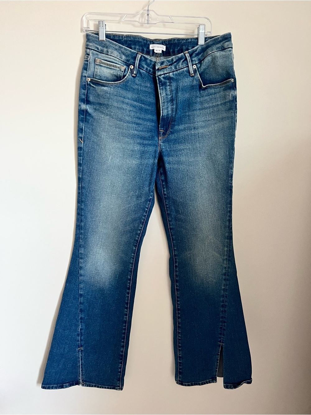 Good America High-Rise Flare Jeans
